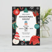 ブラッククリスマスワンダーランドパーティー 招待状 (スタンド正面)