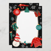 ブラッククリスマスワンダーランド ノートカード (正面/裏面)