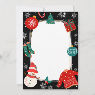 ブラッククリスマスワンダーランド ノートカード