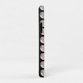 ブラッククリスマス誕生日パーソナライズされた写真 Case-Mate iPhoneケース (裏面/右)