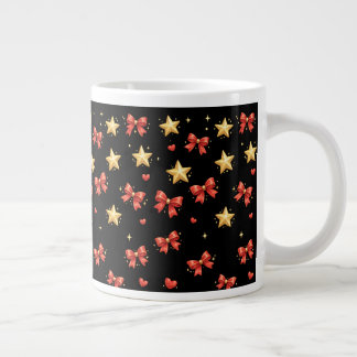 ブラッククリスマス スター&ボウ マグ