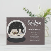 ブラッククリスマス スノーグローブ 冬のワンダーランド 招待状 (スタンド正面)