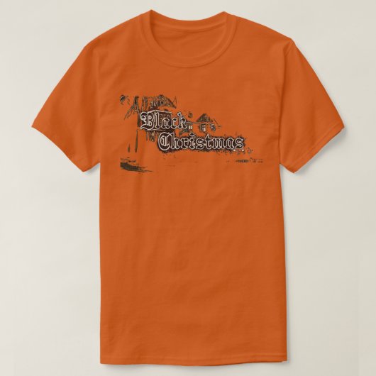 ブラッククリスマス Tシャツ (デザイン正面)