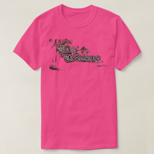ブラッククリスマス Tシャツ (デザイン正面)