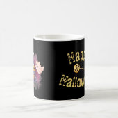 ブラッククリープit実在パンプキン幽霊ハロウィン コーヒーマグカップ (中央)