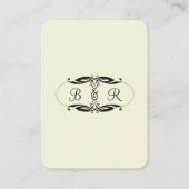 ブラッククリームアールデコウィッシングウェルカード エンクロージャーカード (裏面)