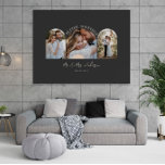 ブラッククリームアー数々のチ写真結婚のギフトデコール フォトプリント          <br><div class="desc">より良いカップルの数々のアーチ写真の発表と結婚ギフトホームのデコールポスタープリント。ガーリーモダンエレガント天然クリームとブラックカラーウェイ。</div>