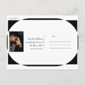 ブラッククリームシルバーゴシックラブこうもり保存日 案内ポストカード (裏面)