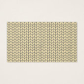 ブラッククリームニット3.5x2名刺II (裏面)