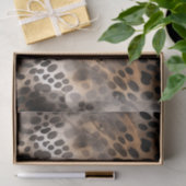 ブラッククリームヒョウ動物ブライダルシャワー 薄葉紙 (ギフト)