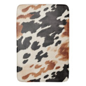 ブラッククリームブラウンコウィド バスマット (正面縦)