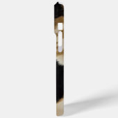 ブラッククリーム金ゴールドウエスタンコウィド Case-Mate iPhoneケース (裏面 / 左)