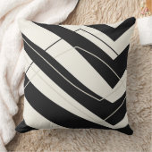 ブラッククリーモダンムシンプルスクエア クッション (ブランケット)