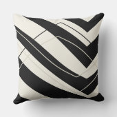 ブラッククリーモダンムシンプルスクエア クッション (裏面)