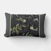 ブラッククルミ ランバークッション (正面)