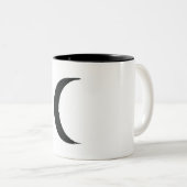 ブラッククレセント魔法ダークムーンアストロロジー ツートーンマグカップ (正面右)