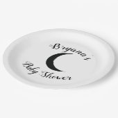 ブラッククレセント ダークムーン 占星術 十二星座 パーティー ペーパープレート (アングル)