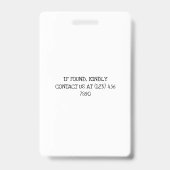 ブラッククレヨン&スターズカラフルスクール先生ID バッジ (裏面)