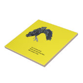 ブラッククロウと俳句 タイル (側面)