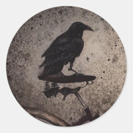 ブラッククロウをヴィンテージ自転車に ラウンドシール