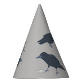 ブラッククロウオングレーパーソナライズされた パーティーハット (右)