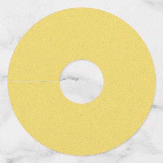 ブラッククロウオンブランチ明るい赤い花オンイエロー ワイングラスタグ (裏面)