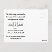 ブラッククロウゴシックハロウィーン ポストカード (裏面)