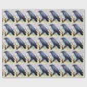 ブラッククロウゴシックハロウィーン ラッピングペーパー (フラット)