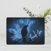 ブラッククロウズラーンズダークゴシックスタイルありがとう サンキューカード (スタンド正面)