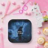 ブラッククロウズラーンズダークゴシックスタイル誕生日 ペーパープレート (パーティー)