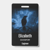 ブラッククロウズラーンズダークゴシックスタイル バッジ (Back)