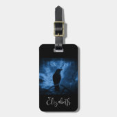 ブラッククロウズラーンズダークゴシックスタイル ラゲッジタグ (正面縦)