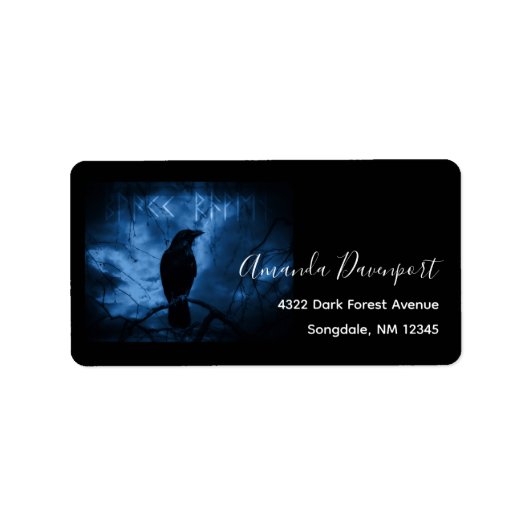 ブラッククロウズラーンズダークゴシックスタイル ラベル (正面)