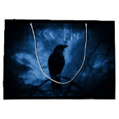 ブラッククロウズラーンズダークゴシックスタイル ラージペーパーバッグ (裏面)