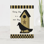 ブラッククロウハウス勇気付けられる カード (正面)