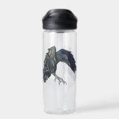 ブラッククロウマスターオブタイムイラストレーション ウォーターボトル (背面)