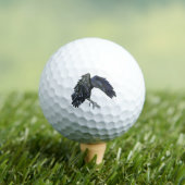 ブラッククロウマスターオブタイムイラストレーション ゴルフボール (インサイチュ 木)