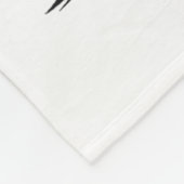 ブラッククロウ、F-caw-fブラックバおもしろいードズ フリースブランケット (角)