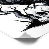 ブラッククロウ、F-caw-fブラックバおもしろいードズ ポスター (角)