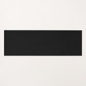 ブラッククロコダイルスキンプリント ヨガマット (正面(横))