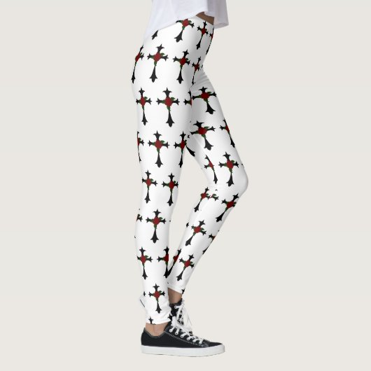 ブラッククロスとバラレギンス レギンス (右)