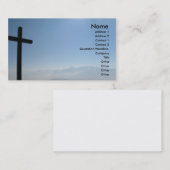 ブラッククロスビジネスカード 名刺 (正面/裏面)