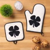 ブラッククローバーシルバーキルトポットホルダー 鍋つかみ&鍋敷きセット (トップダウン)