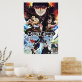 ブラッククローバースペードアーク ポスター (キッチン)