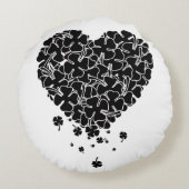 ブラッククローバーハート ラウンドクッション (裏面)