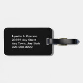 ブラッククローバーホワイトモノグラム ラゲッジタグ (裏面横)