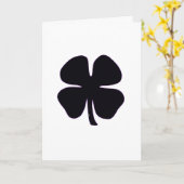 ブラッククローバー 白いグリーティングカード カード (黄色い花)