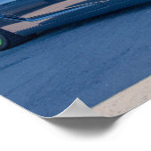 ブラッククロームGTRビーチポスター ポスター (角)