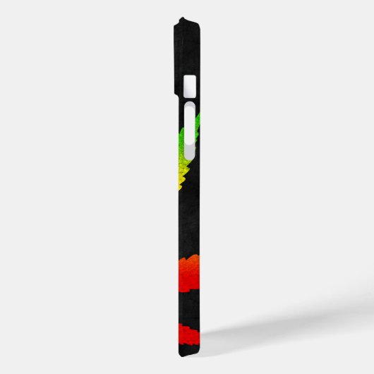 ブラッククールレゲエ動揺してラスタリーフラスタファリ Case-Mate iPhoneケース (裏面 / 左)