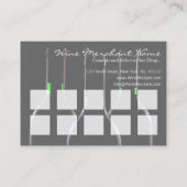 ブラッククールワモダンインボトルフォトパンチカード ロイヤリティカード (裏面)